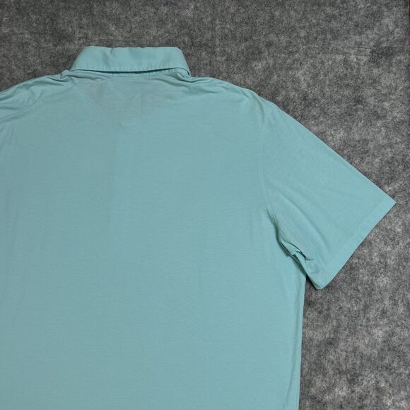 Greyson Golf Polo Shirt Men’s Large Blue Spirit Cattail Stretch - Picture 9 of 13